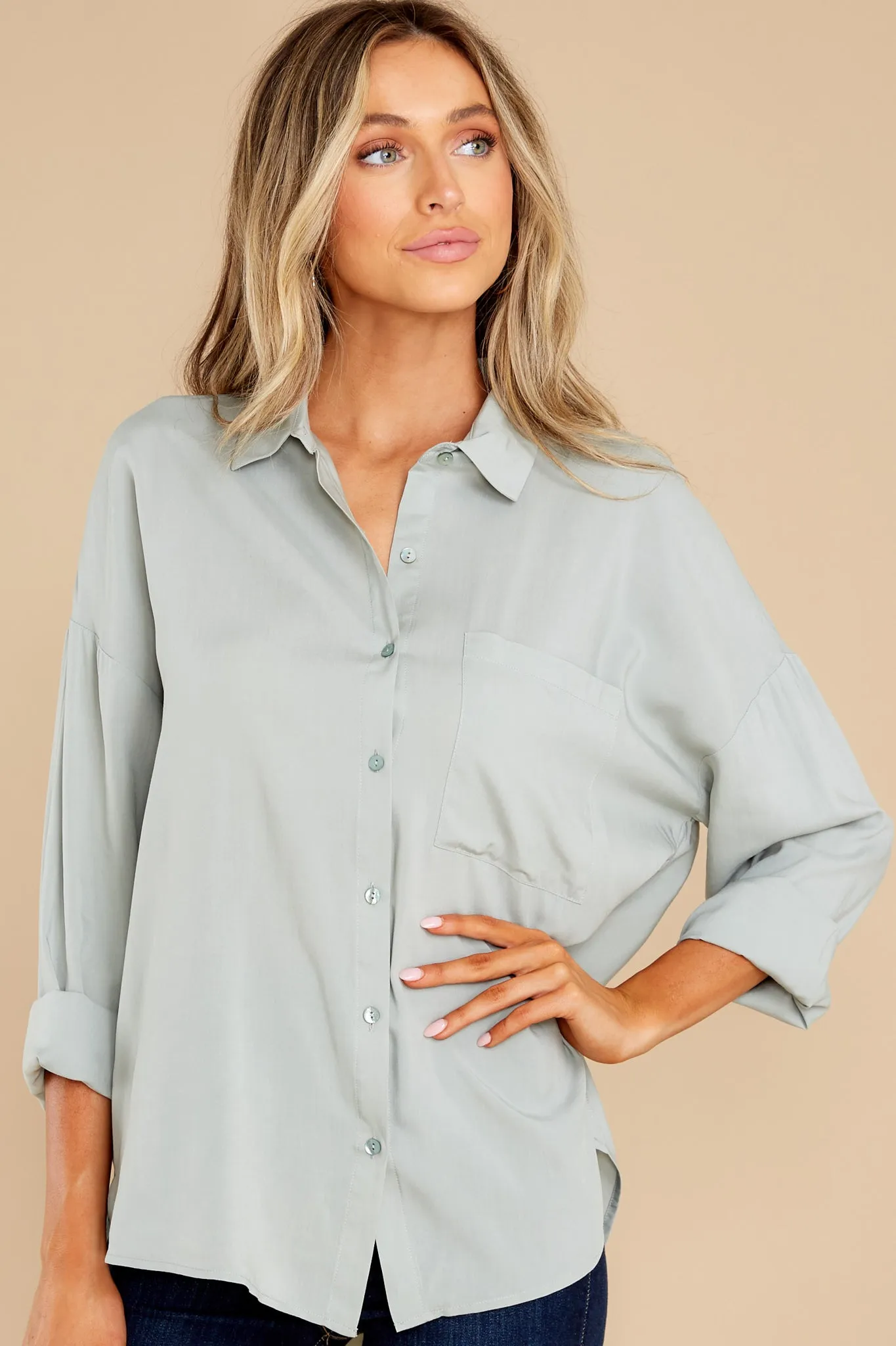 Always Improving Sage Top