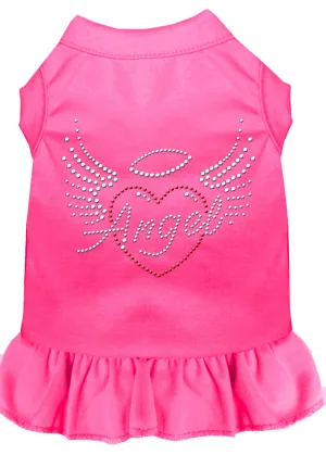 Angel Heart Rhinestone Dress Bright Pink 4x