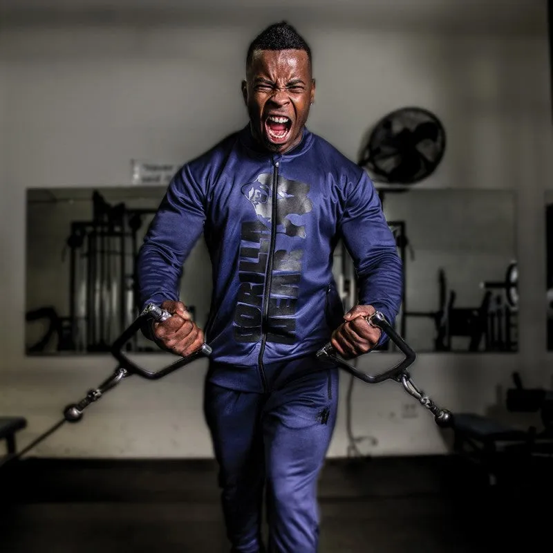 BALLINGER TRACK PANTS - NAVY BLUE/BLACK