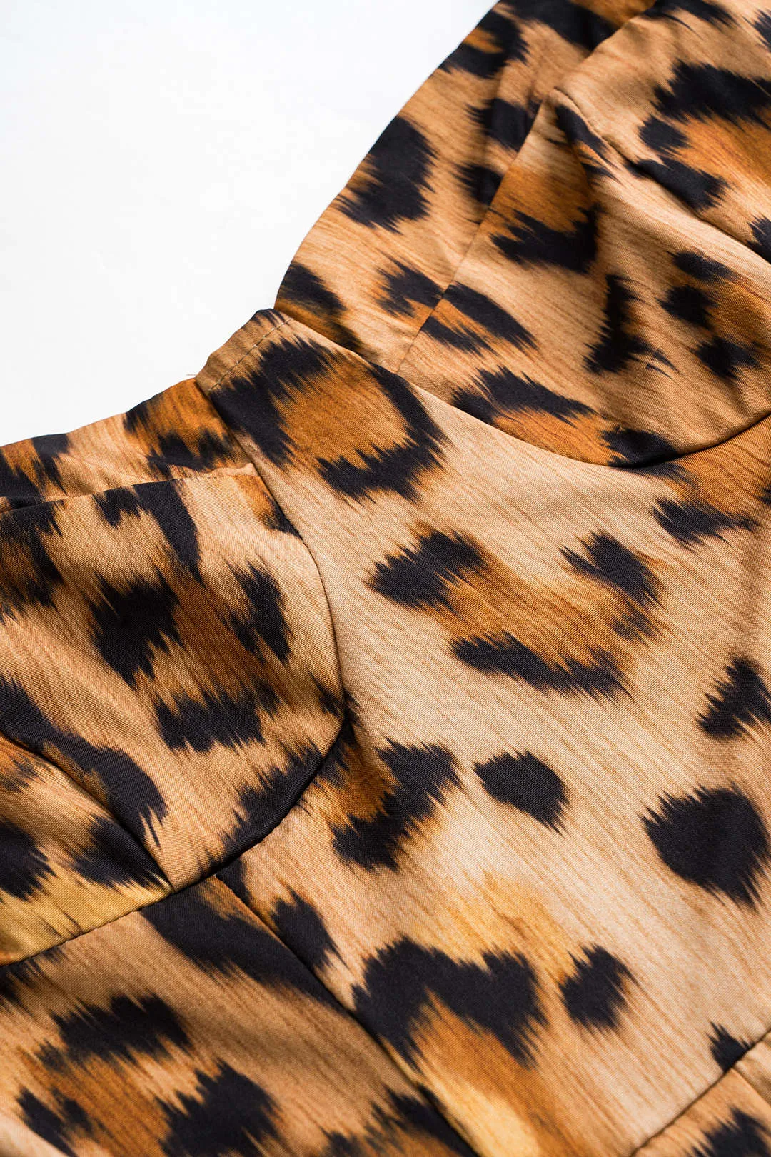 BIANCA - Bold Leopard Print Midi Dress