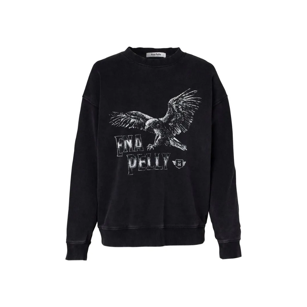 Bird of Prey Sweater (Washed Black)