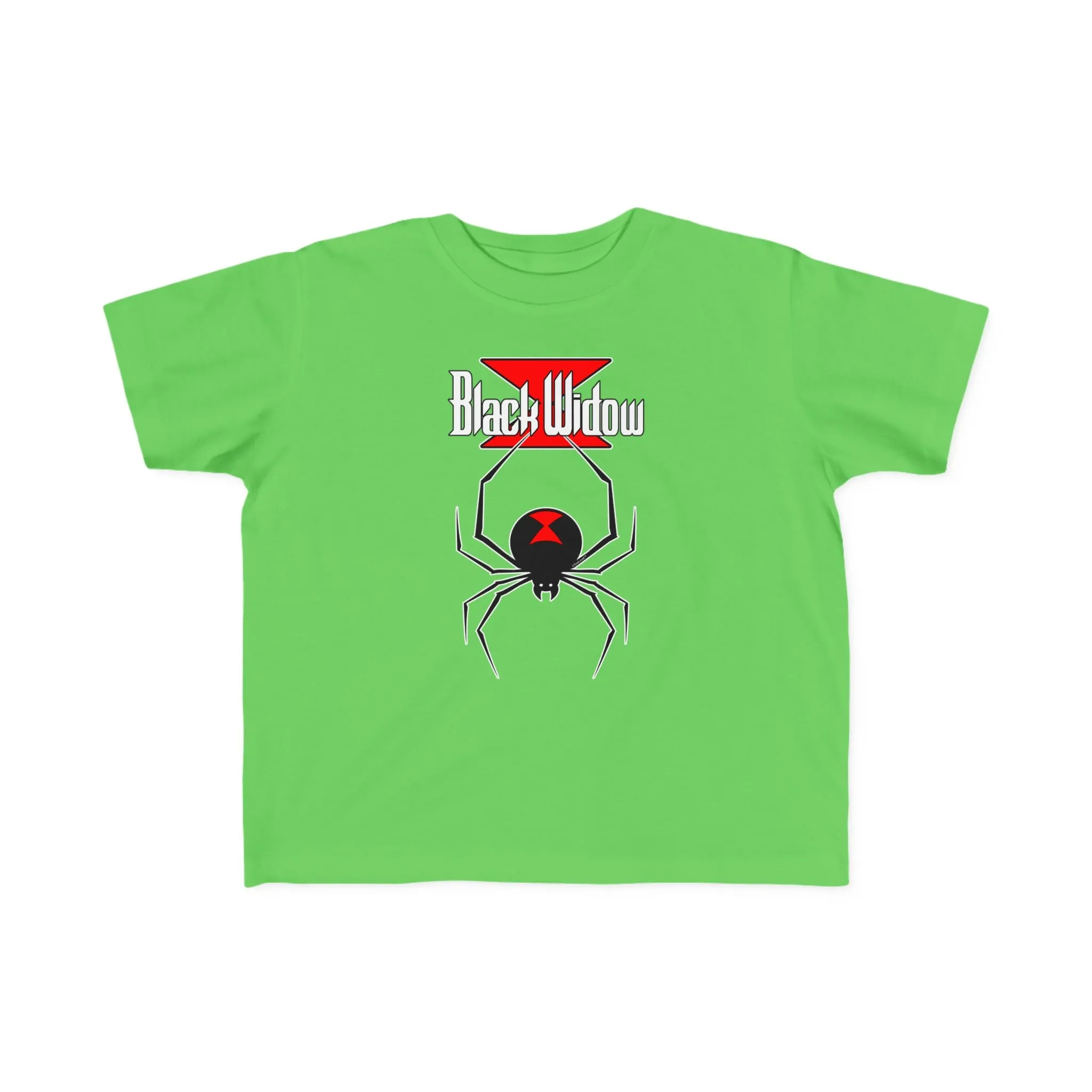 Black Widow Spider Design - Logo Toddler T-Shirt By TOOLOUD