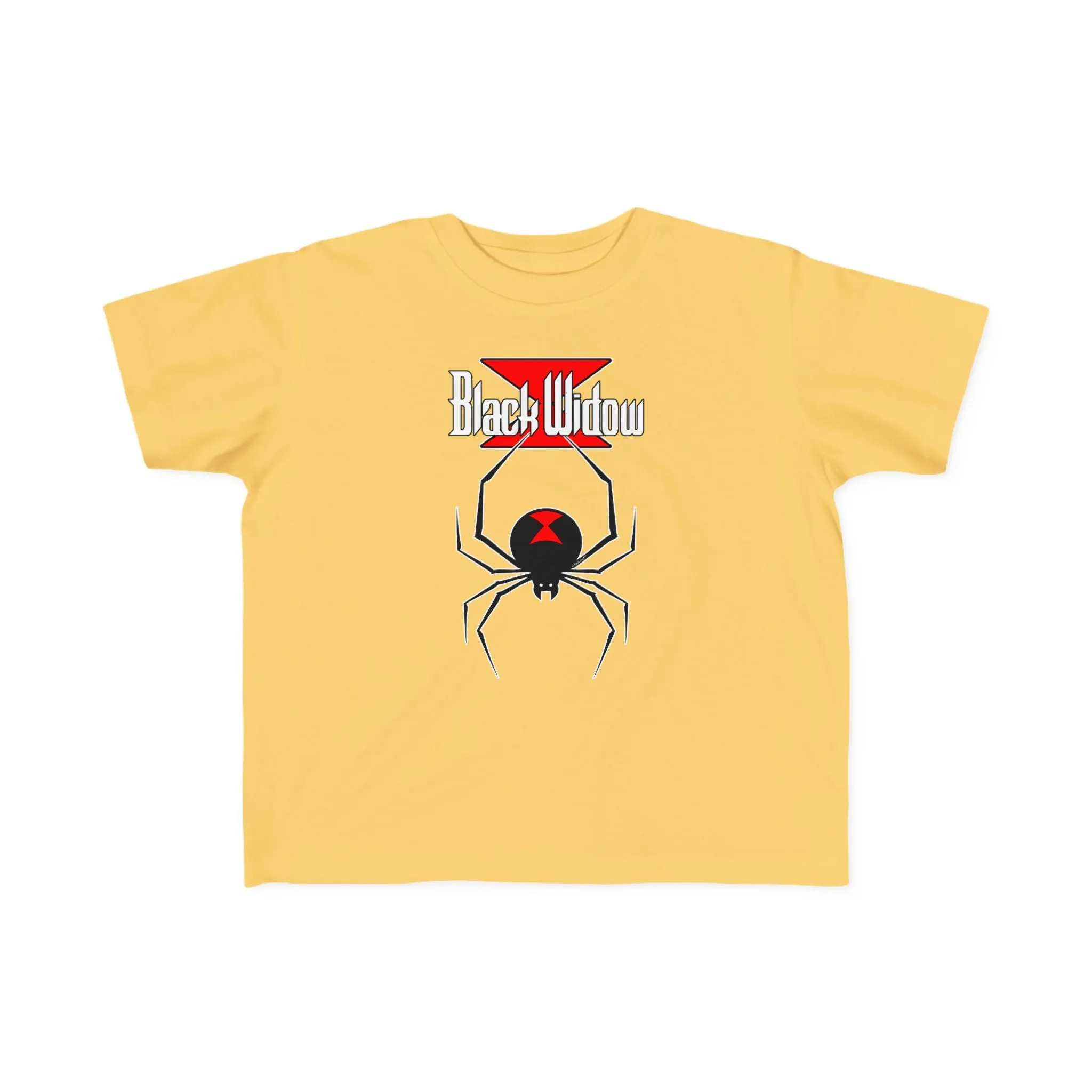 Black Widow Spider Design - Logo Toddler T-Shirt By TOOLOUD
