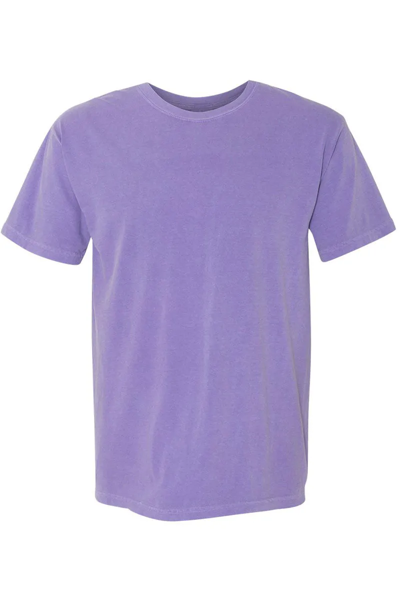 Bow Clemson Check Comfort Colors Adult Ring-Spun Cotton Tee