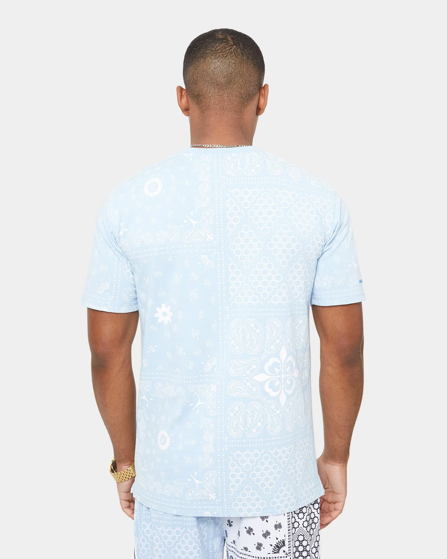 Carre Bandana Ultra Classic Short Sleeve T-Shirt Light Blue