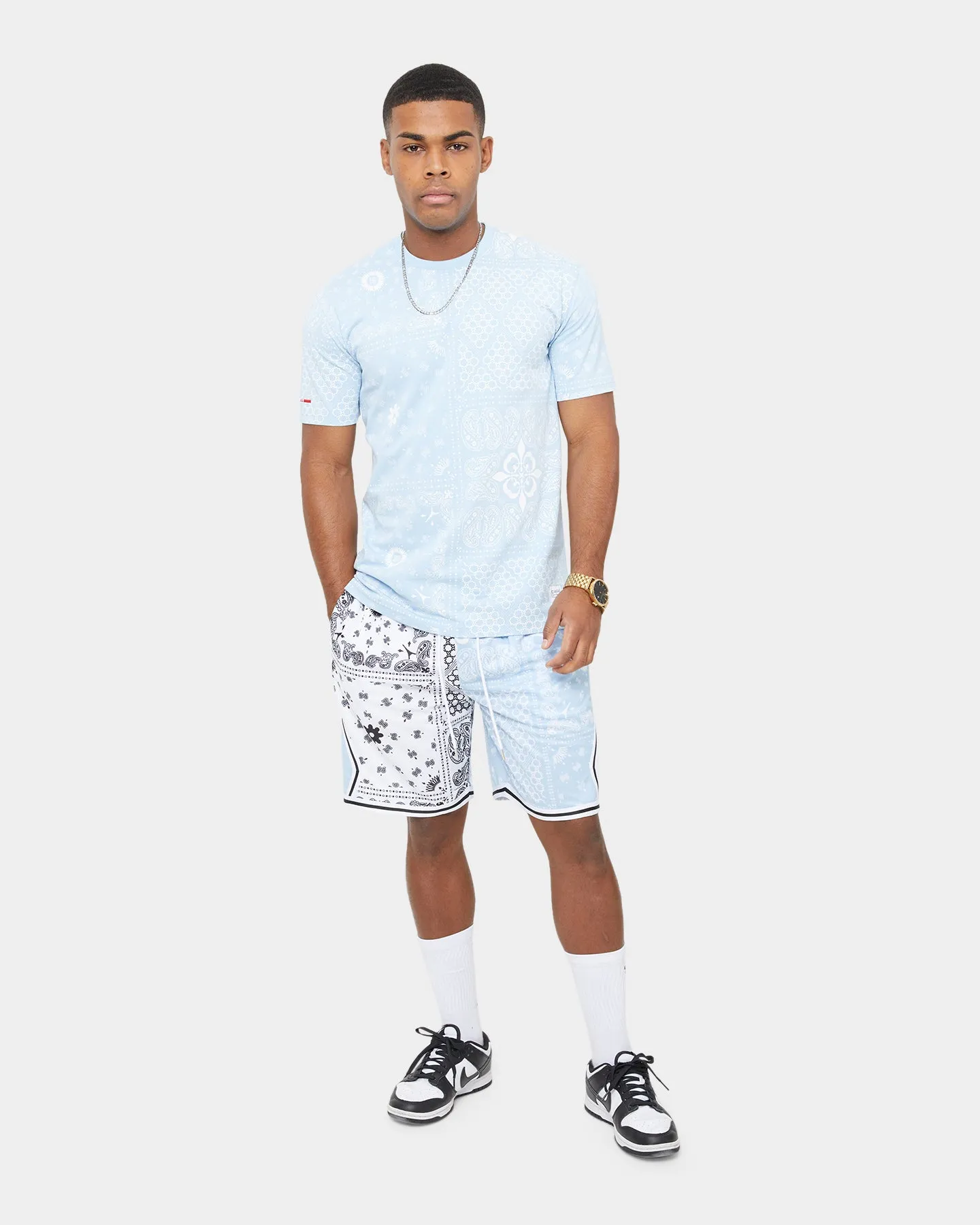 Carre Bandana Ultra Classic Short Sleeve T-Shirt Light Blue