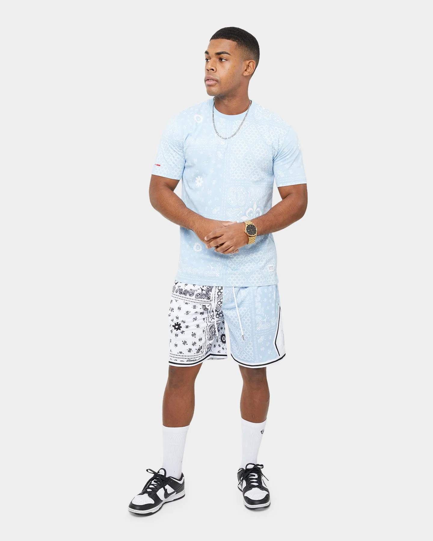 Carre Bandana Ultra Classic Short Sleeve T-Shirt Light Blue