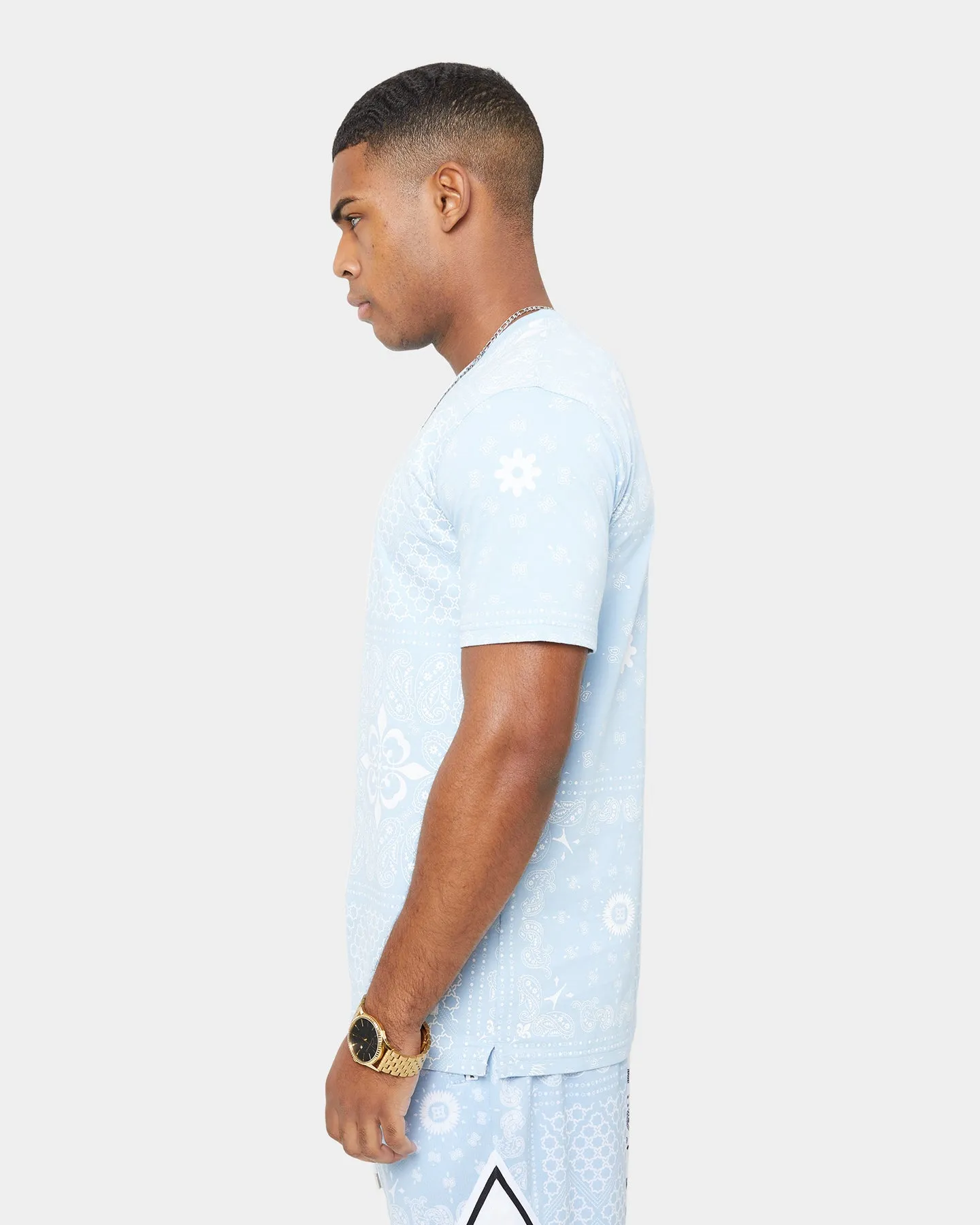 Carre Bandana Ultra Classic Short Sleeve T-Shirt Light Blue