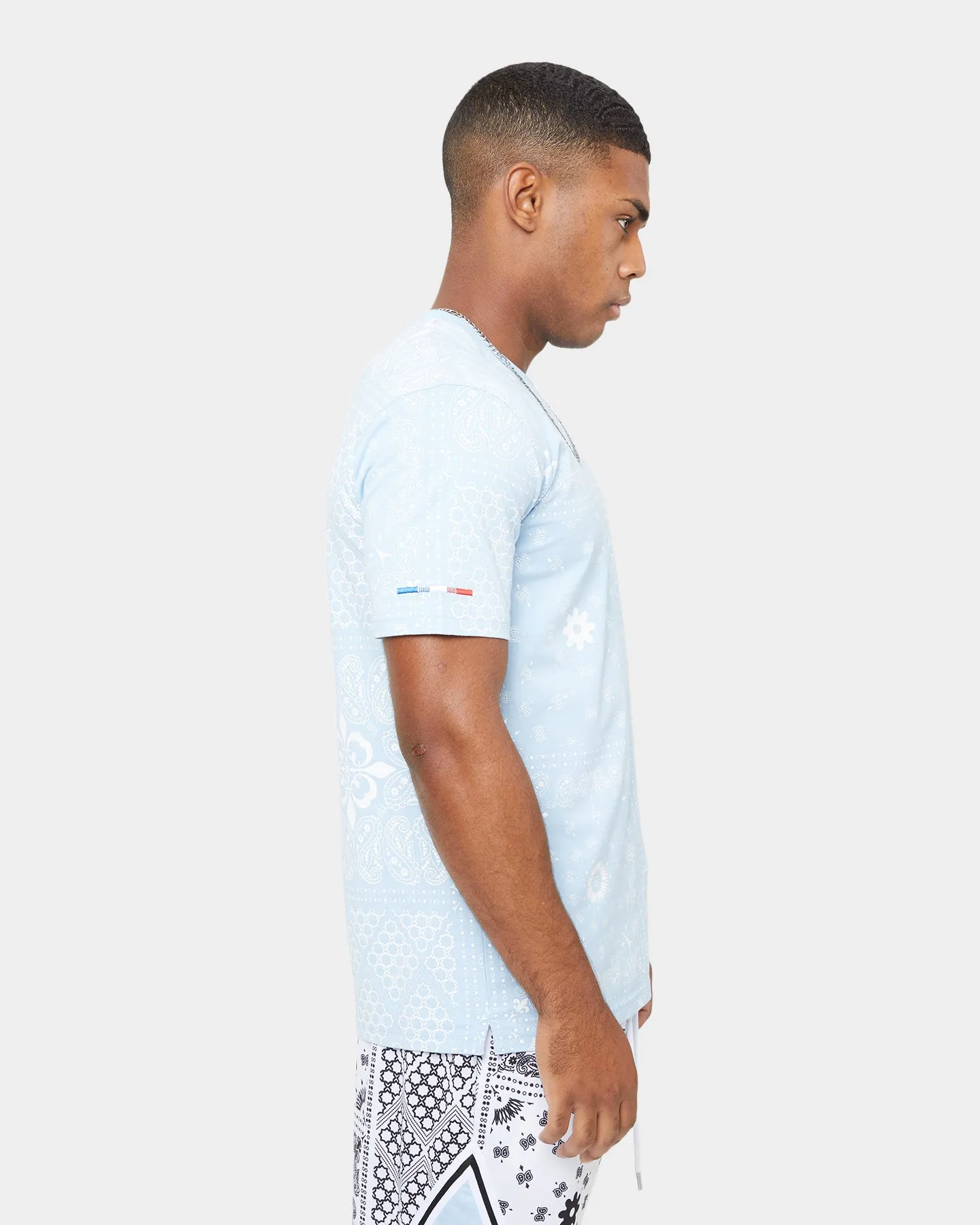 Carre Bandana Ultra Classic Short Sleeve T-Shirt Light Blue