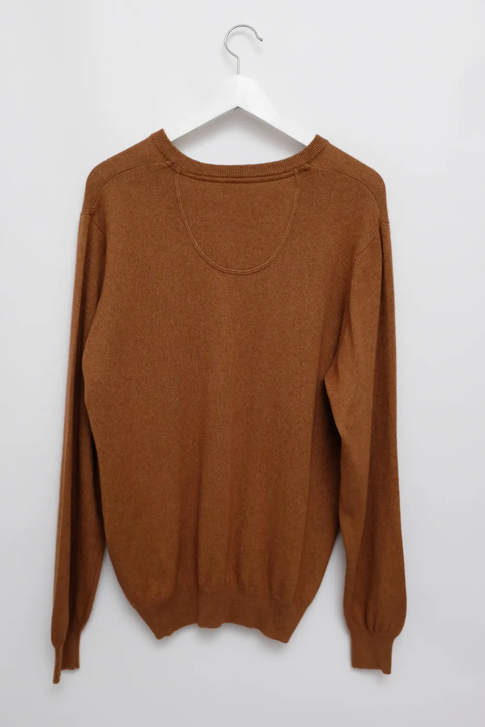 CINNAMON CASHMERE SILK OVERSIZE SWEATER