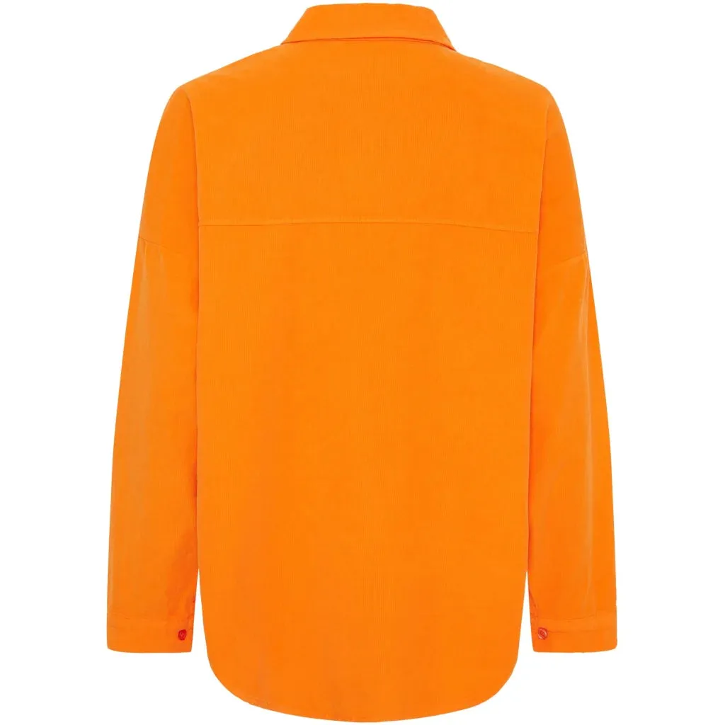 Coline Orange Cord Shirt