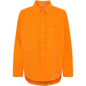 Coline Orange Cord Shirt