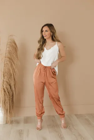Drawstring Dressy Joggers
