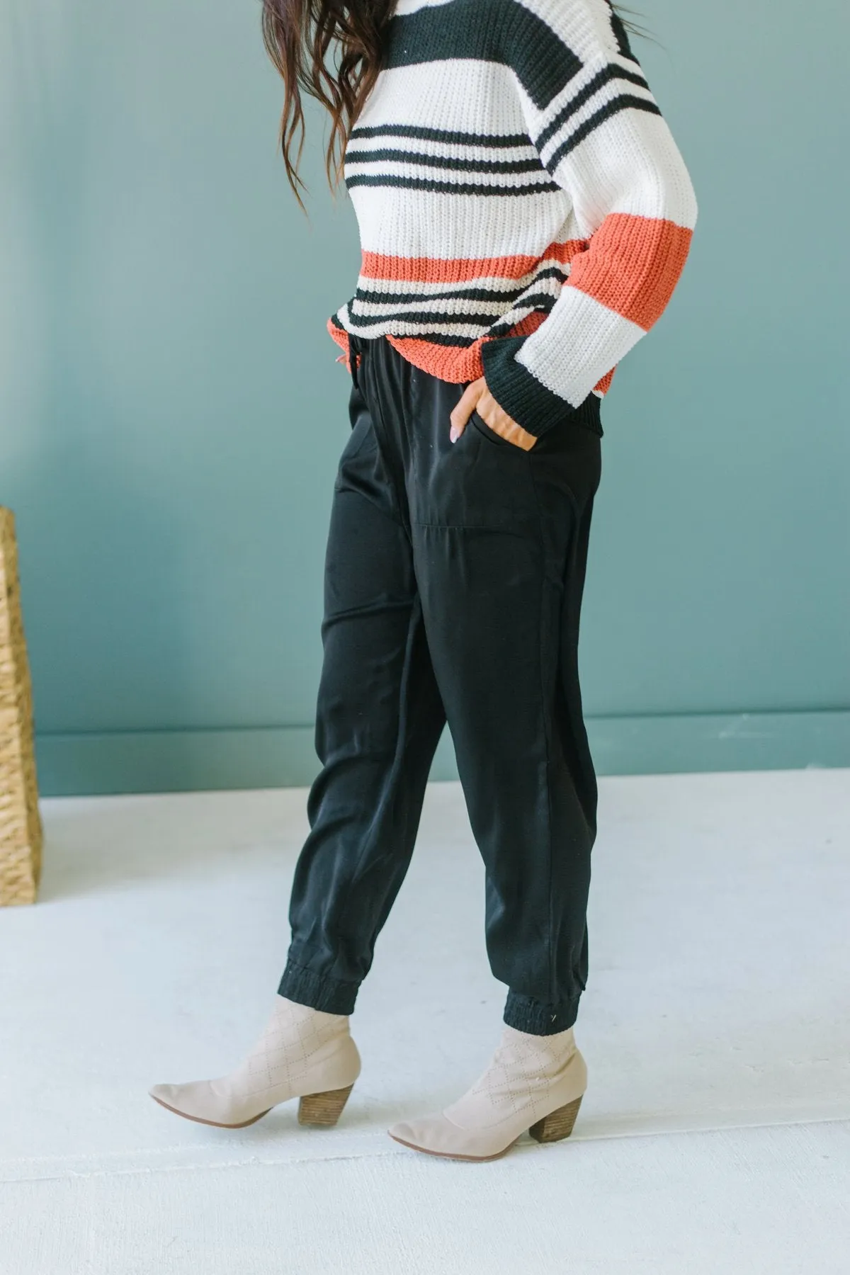 Drawstring Dressy Joggers