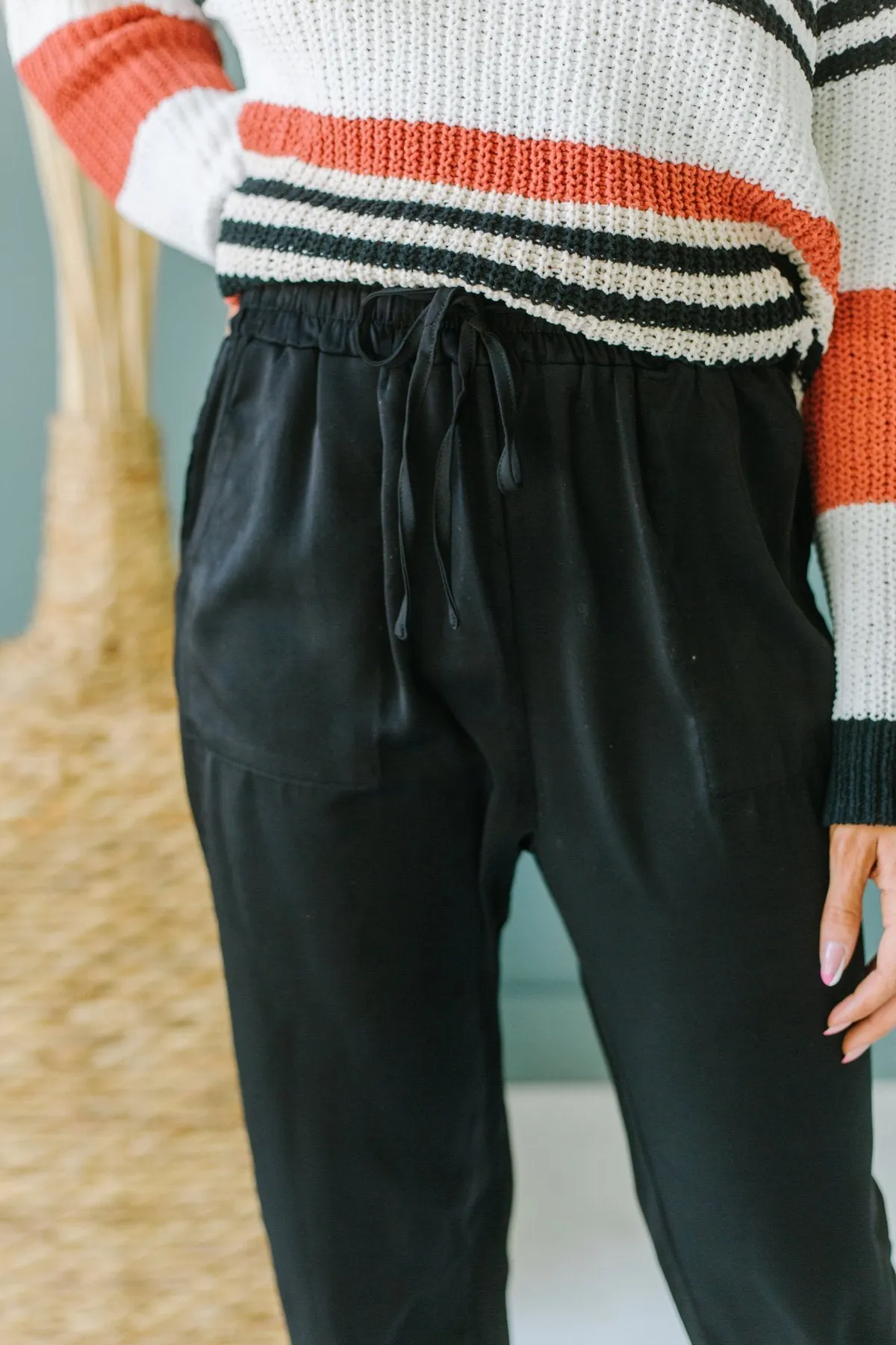 Drawstring Dressy Joggers