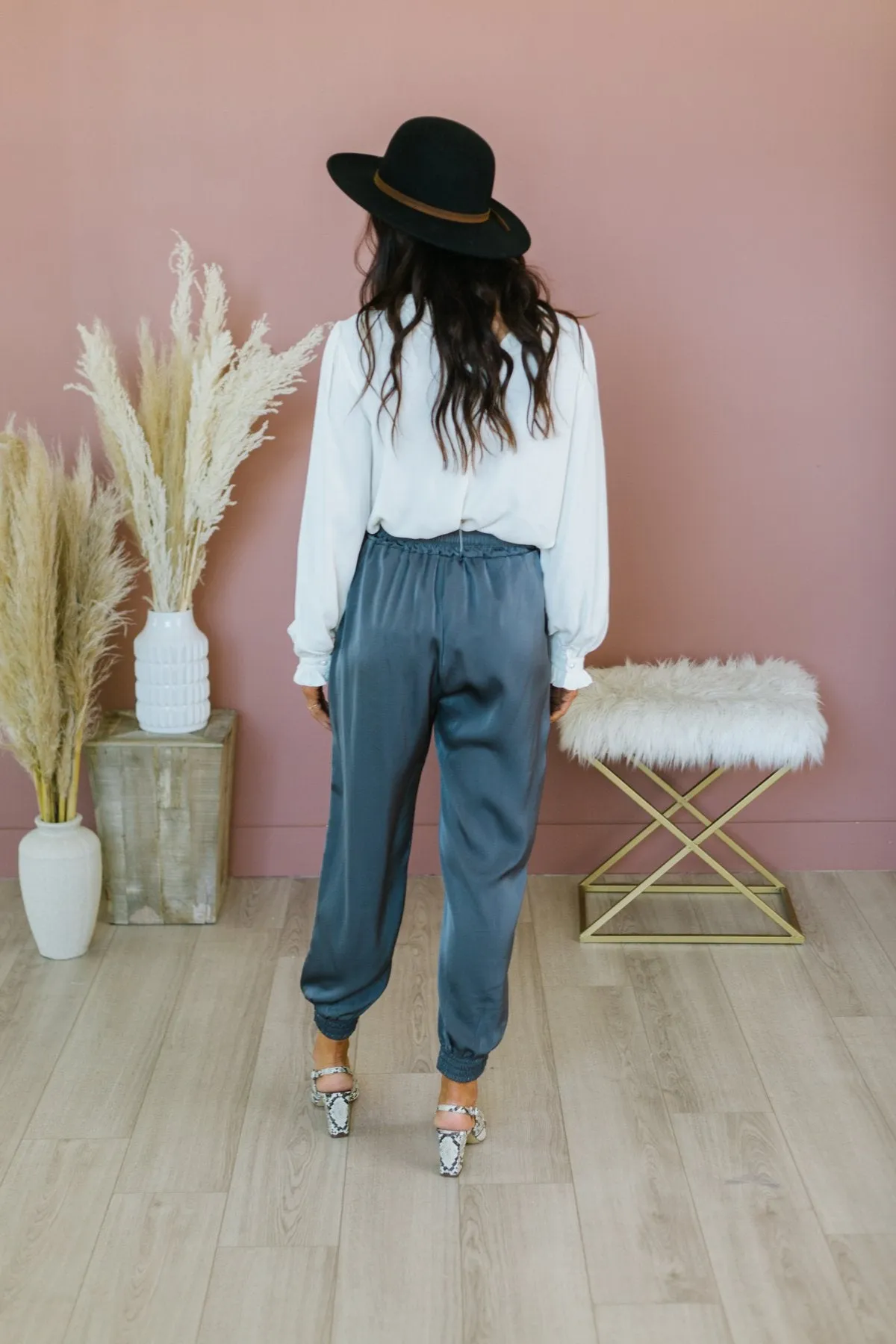 Drawstring Dressy Joggers