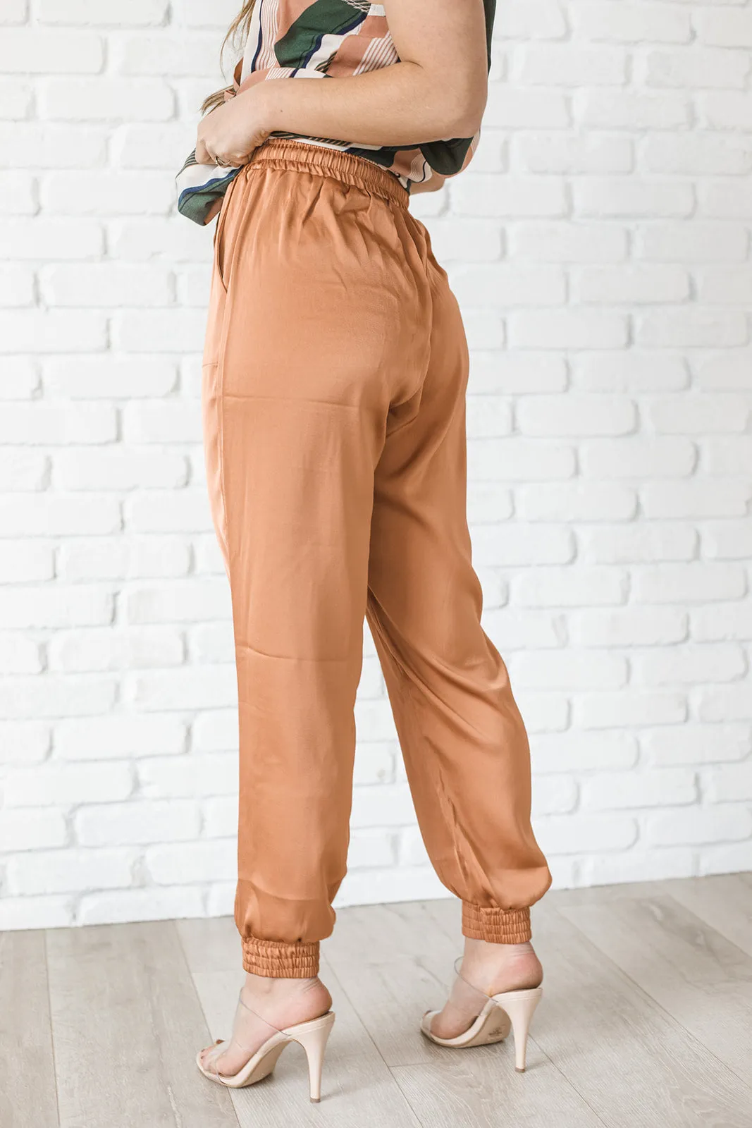 Drawstring Dressy Joggers