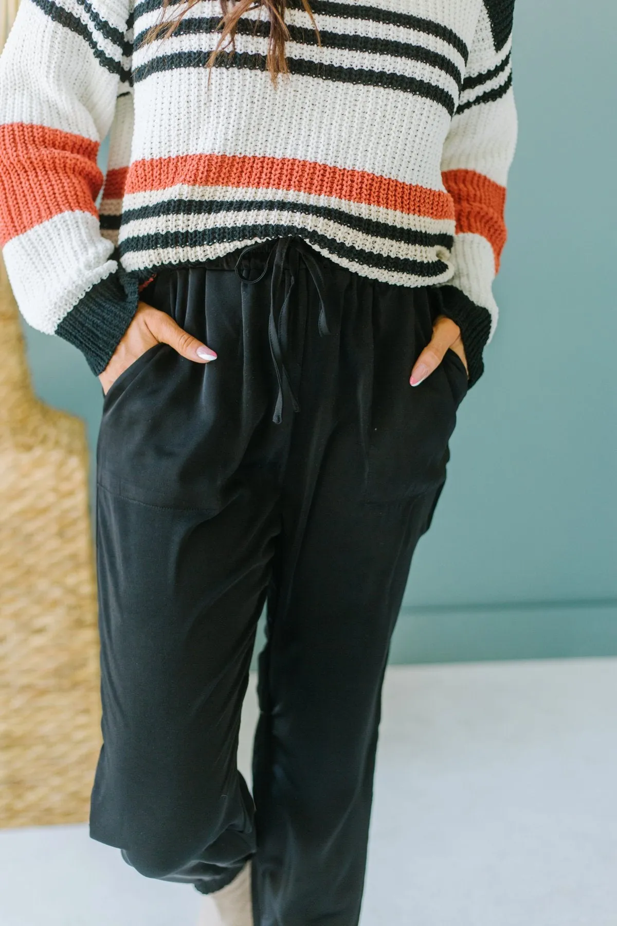 Drawstring Dressy Joggers