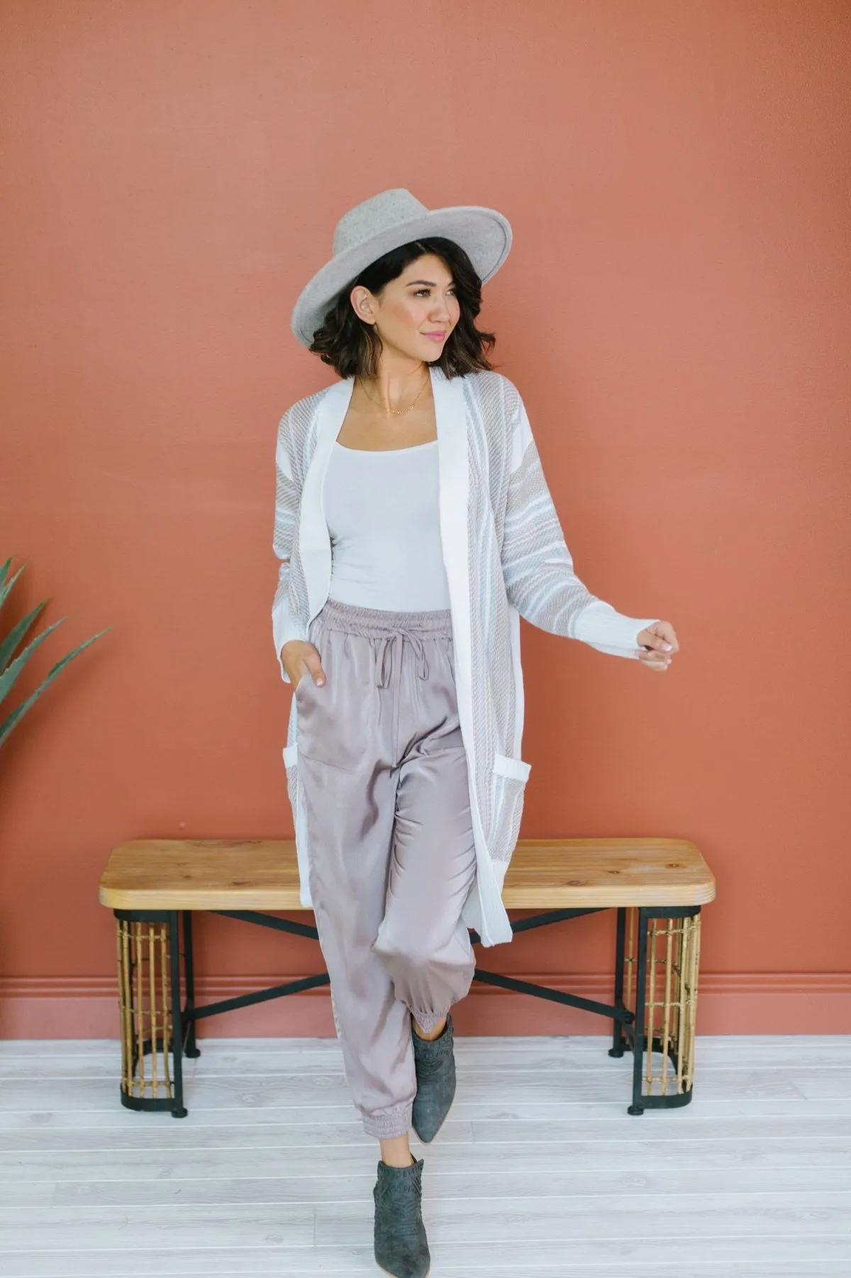 Drawstring Dressy Joggers