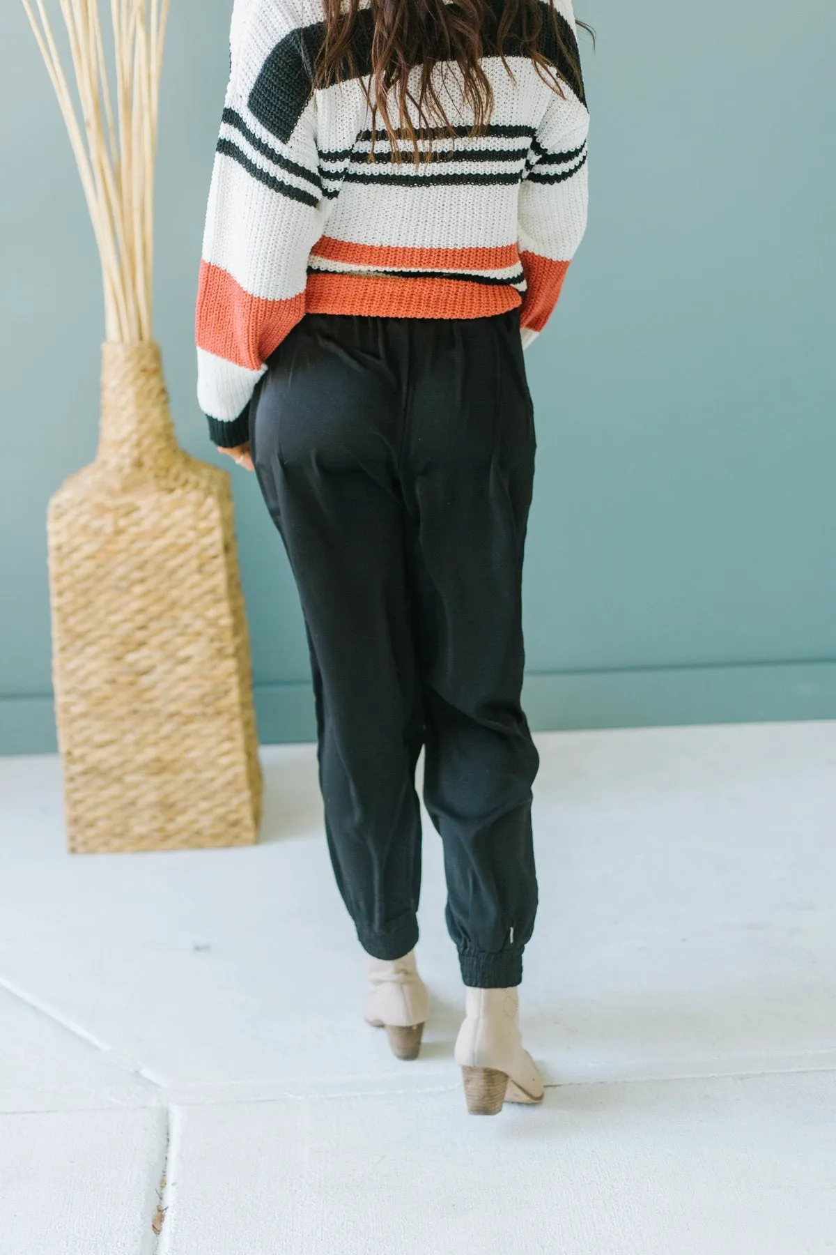 Drawstring Dressy Joggers