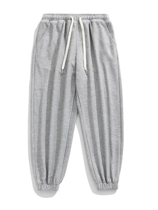 Embroidery Waffle Joggers