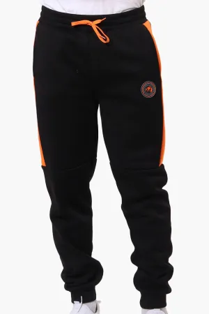 Essentials Super Triple Goose Side Stripe Tie Waist Joggers - Black