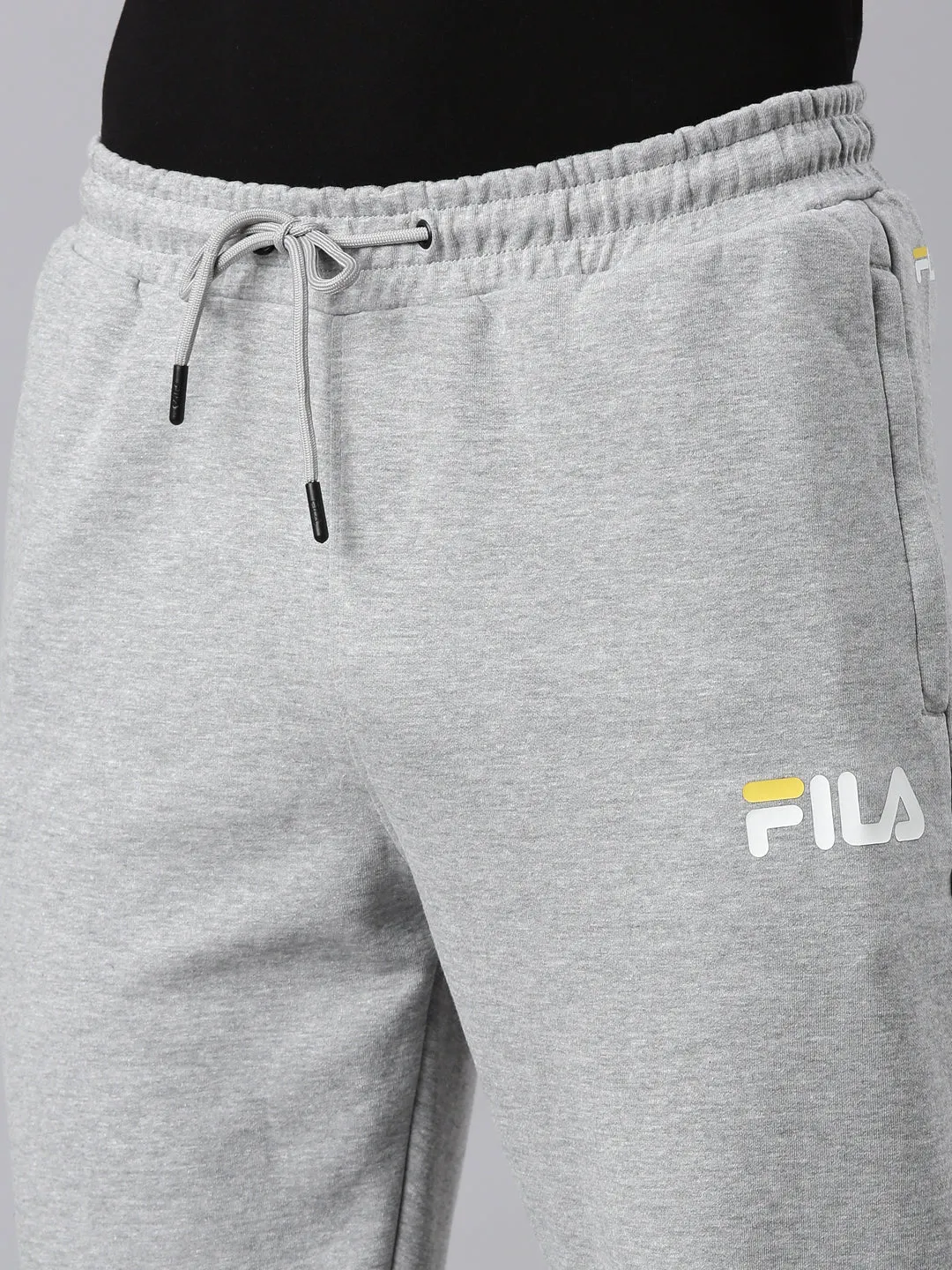 Fila Grey Pedrot Men's Ribbed Joggers