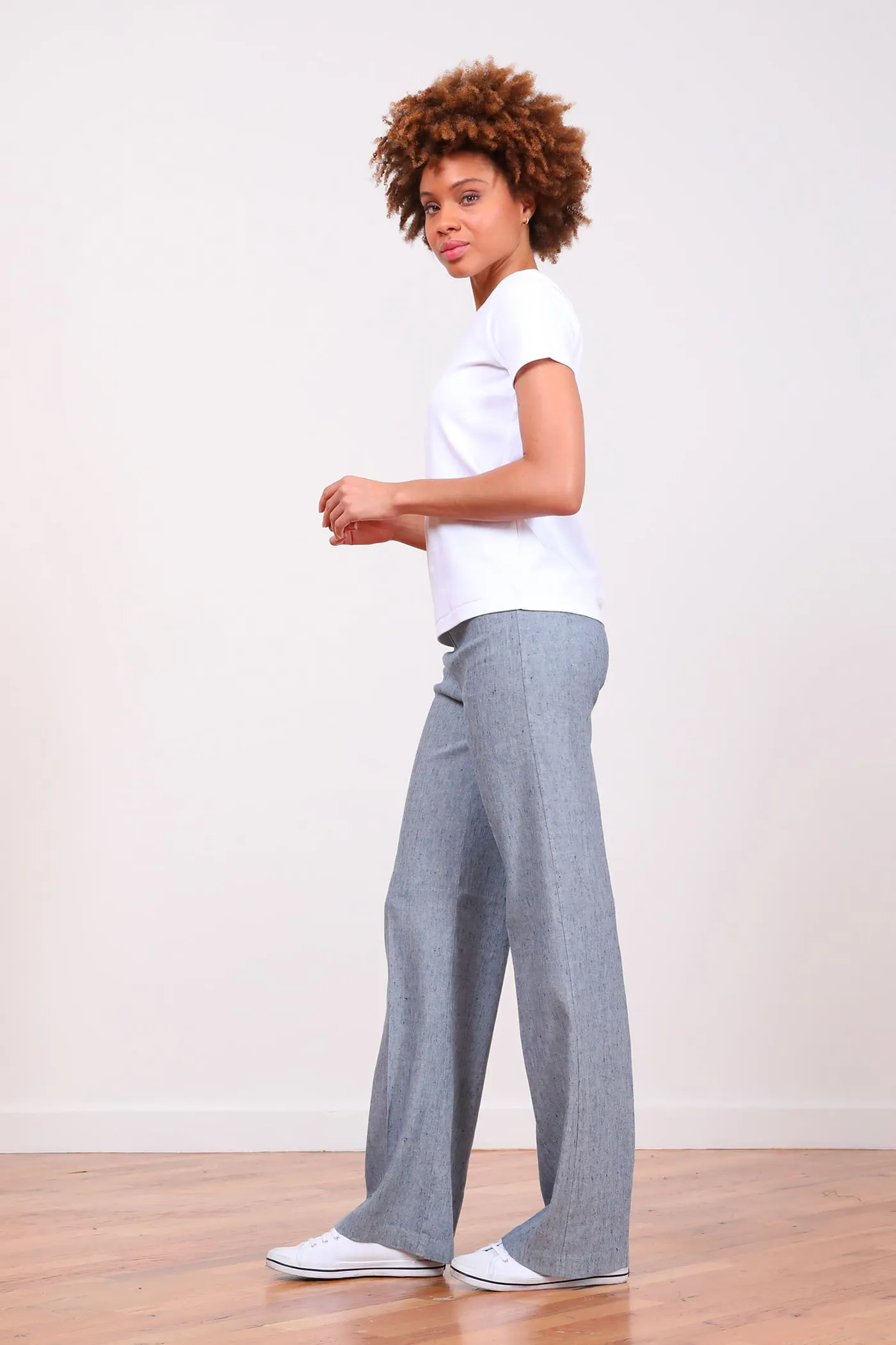 FLAVIA Linen Denim
