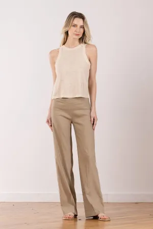 FLAVIA Linen Khaki