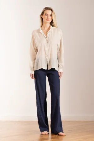 FLAVIA Linen Navy