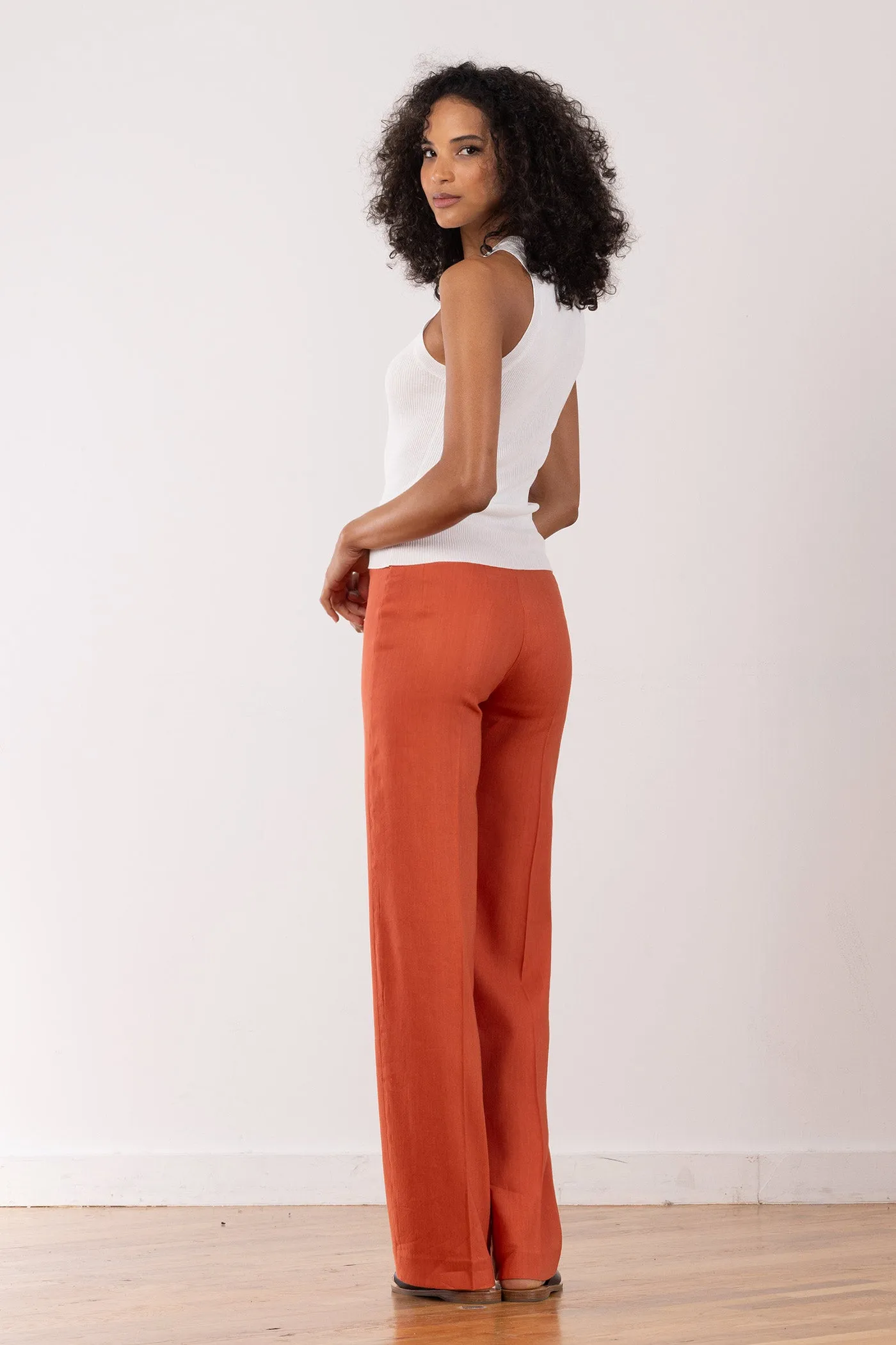 FLAVIA Linen Saffron