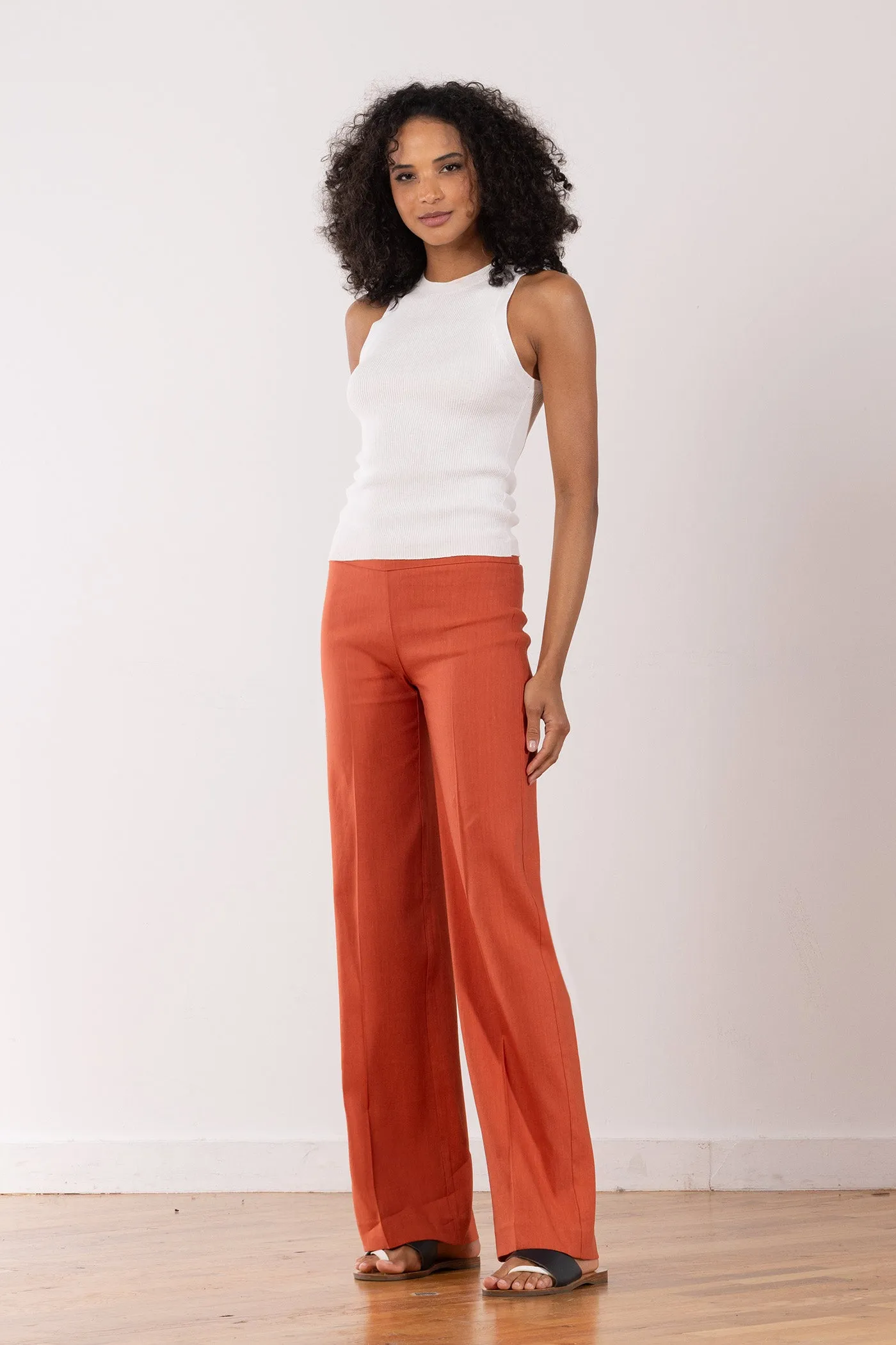 FLAVIA Linen Saffron