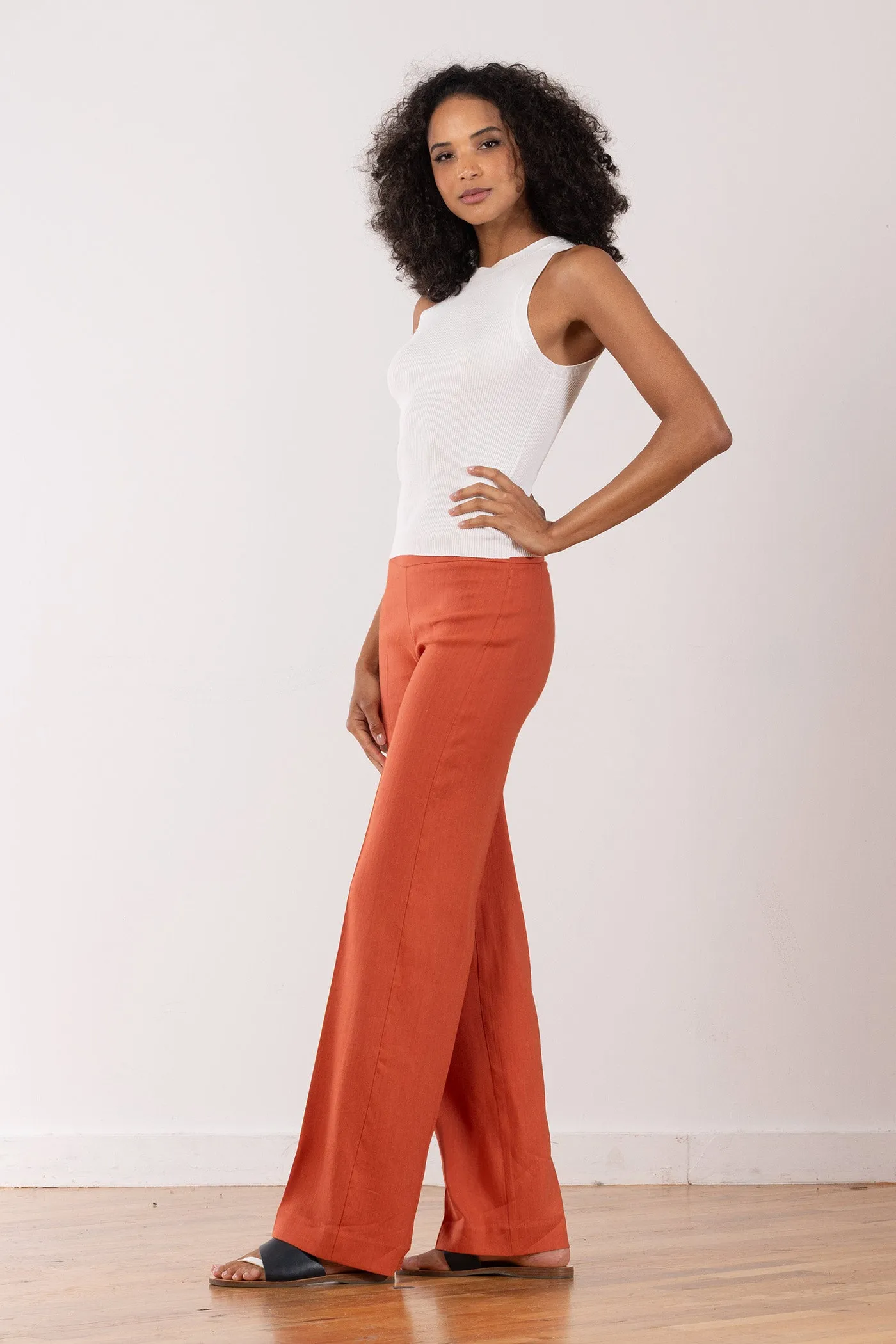 FLAVIA Linen Saffron