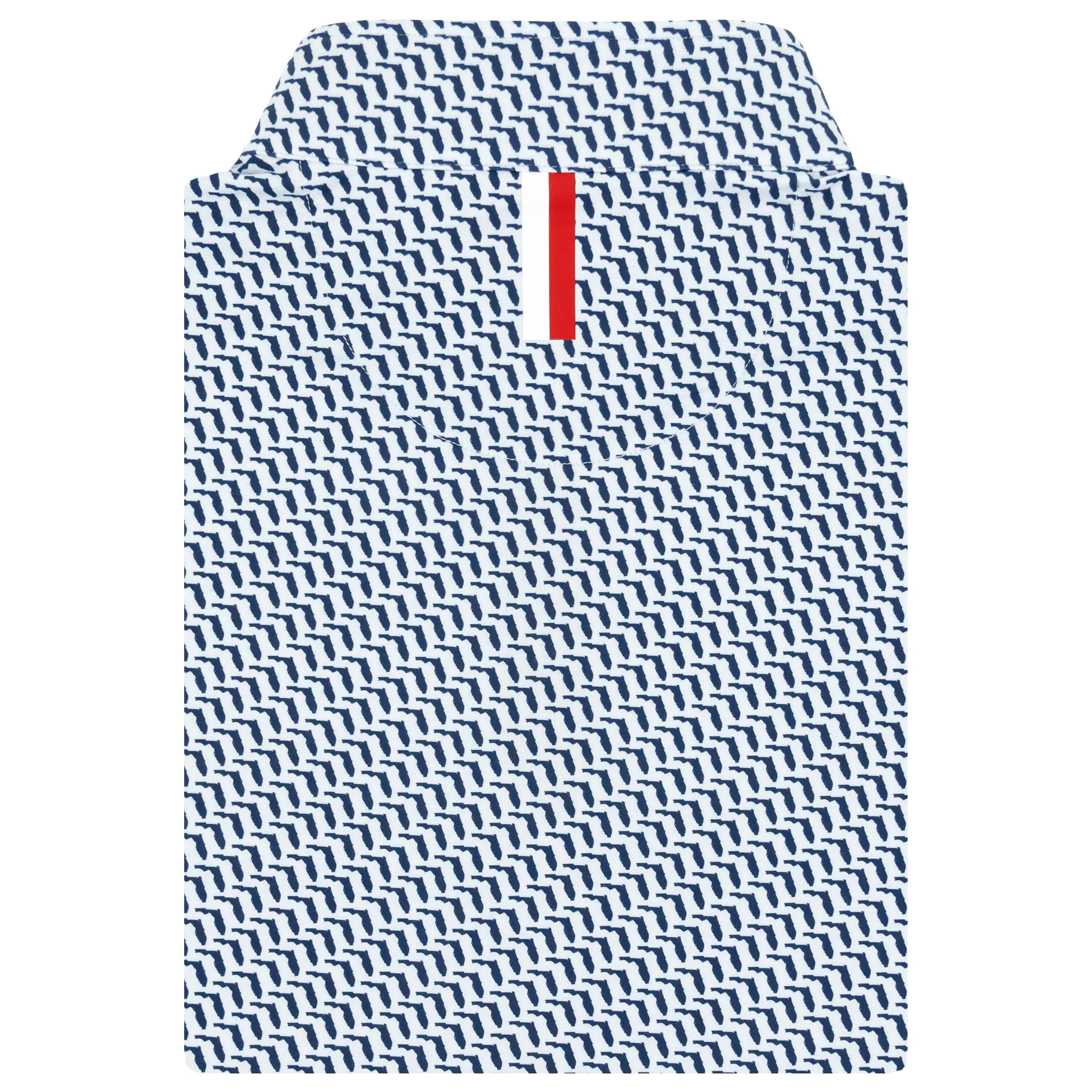 Florida Man Performance Q-Zip | The Florida Man - Admiral Navy/White
