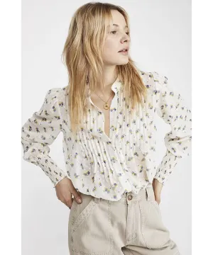 Flowers in December Blouse Cream