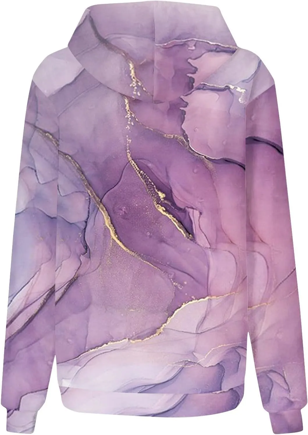 GOFULY Women Sweatshirt Fall Marble Print Hoodies Lightweight Winter Sweatshirt Long Sleeve Drawstring Pullover With Pocket