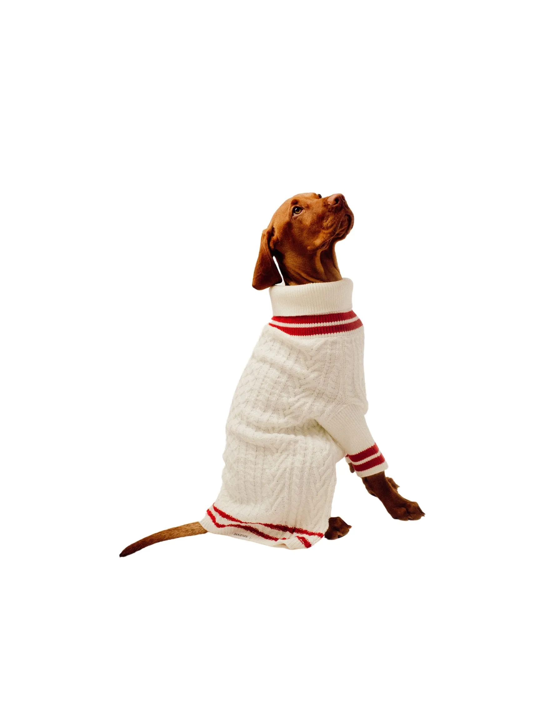 heritage cable knit sweater