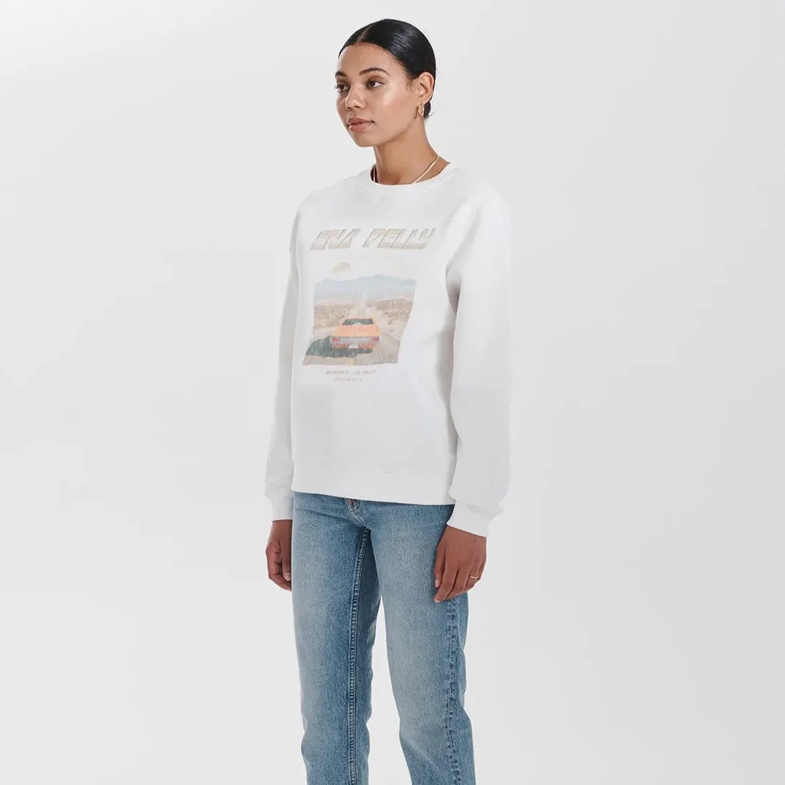 Highway Heartbreak Sweater (Vintage White)