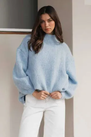 Jada Knit Jumper Blue