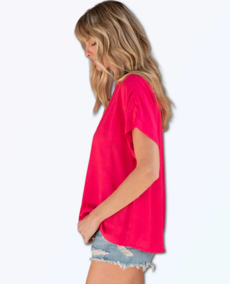 Look Back Cuffed Tee Watermelon