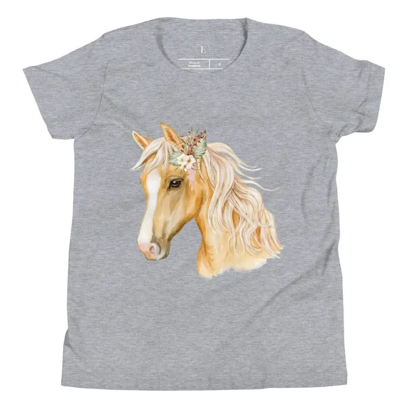 Majestic Horse Youth Short Sleeve T-Shirt