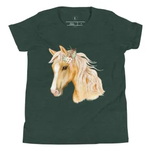 Majestic Horse Youth Short Sleeve T-Shirt