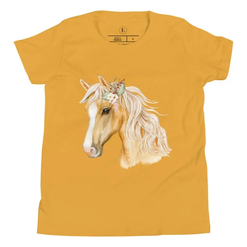 Majestic Horse Youth Short Sleeve T-Shirt
