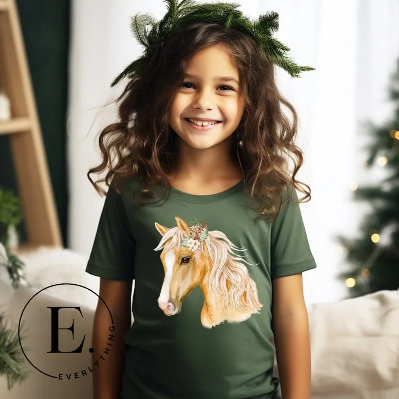 Majestic Horse Youth Short Sleeve T-Shirt