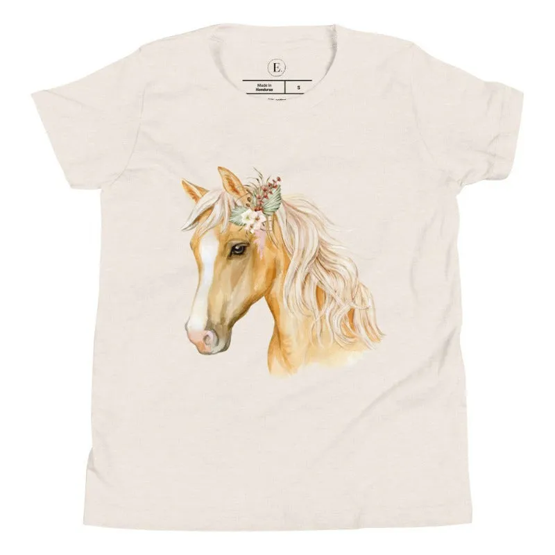 Majestic Horse Youth Short Sleeve T-Shirt
