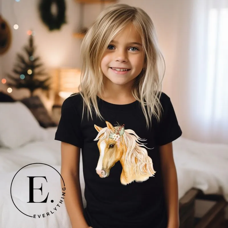 Majestic Horse Youth Short Sleeve T-Shirt