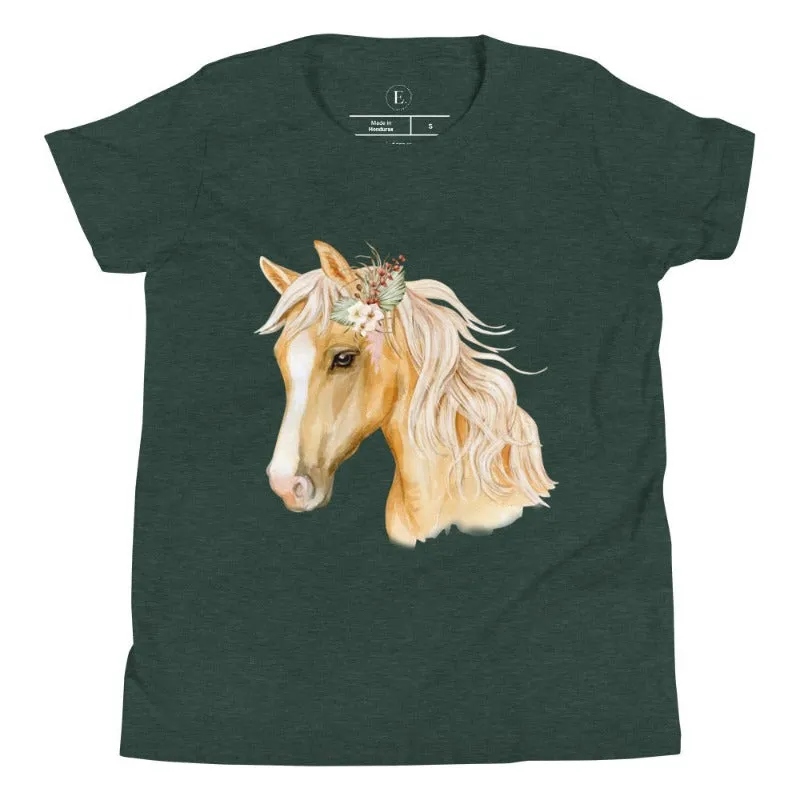 Majestic Horse Youth Short Sleeve T-Shirt