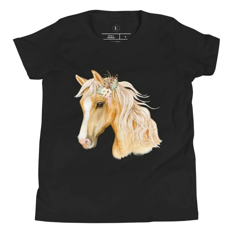 Majestic Horse Youth Short Sleeve T-Shirt