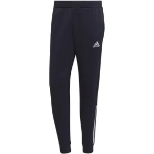 Men's adidas Colorblock Fleece Training Pants with Adjustable Waist and Side Pockets - HK2884