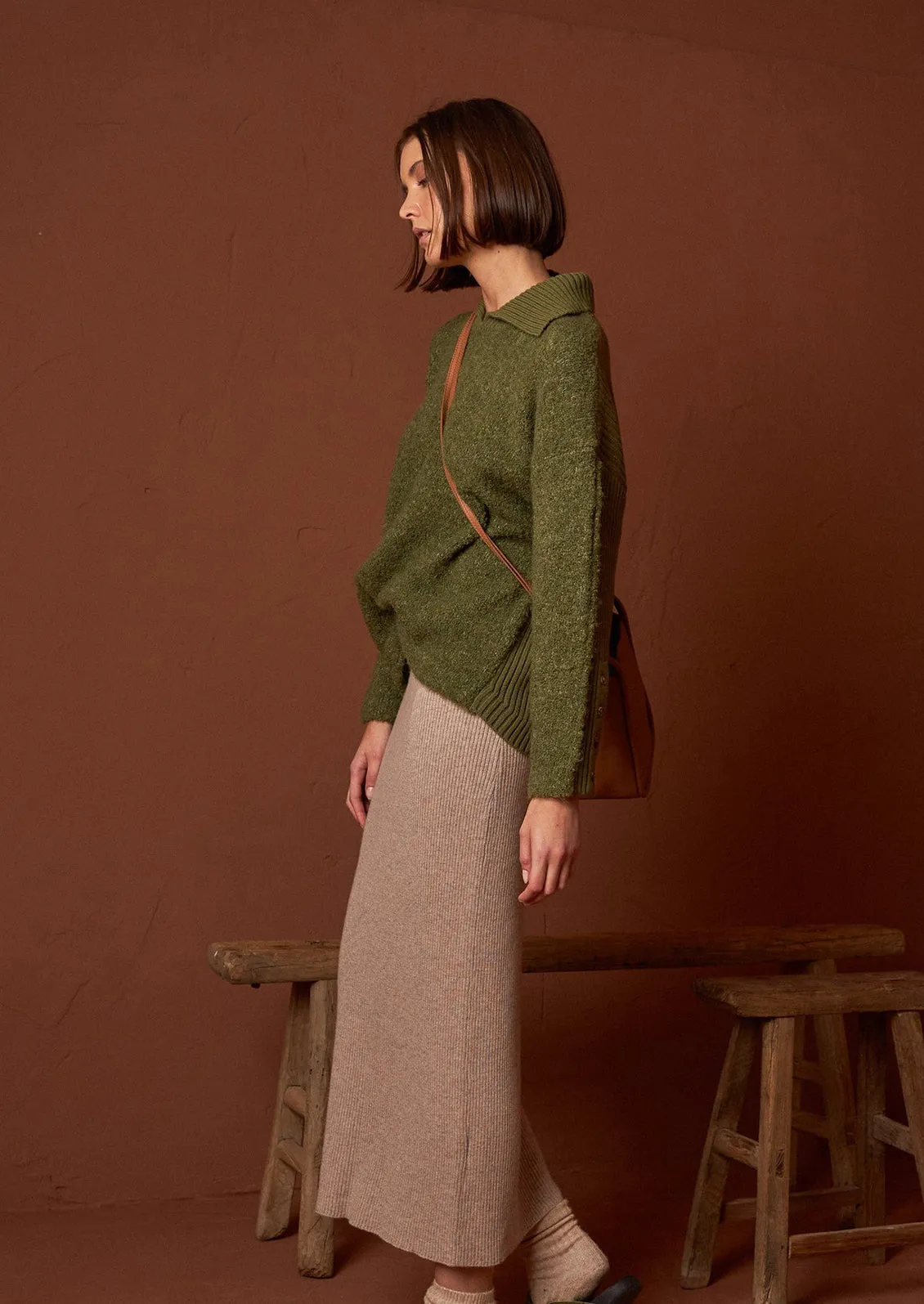 Milo Contrast Knit Sweater